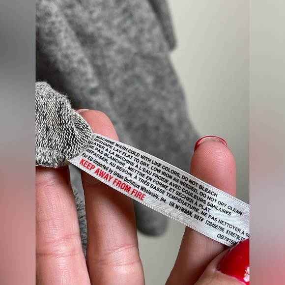 Anthropologie Saturday Sunday Size Small Gray Open Front Cardigan With Pockets - Picture 6 of 6